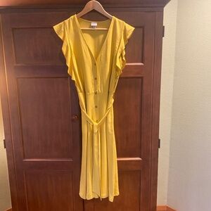 A New Day dress, size small, golden yellow, pockets, great condition,